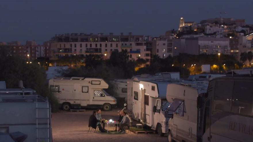 Autocaravanas en sa Joveria.