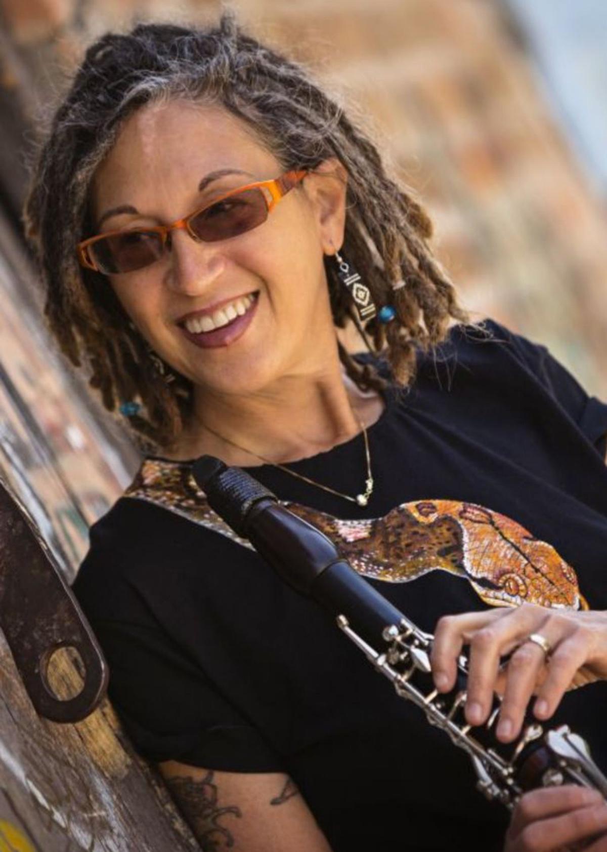 La saxofonista norteamericana Su Terry. | IRENE VILÀ CAPAFONS