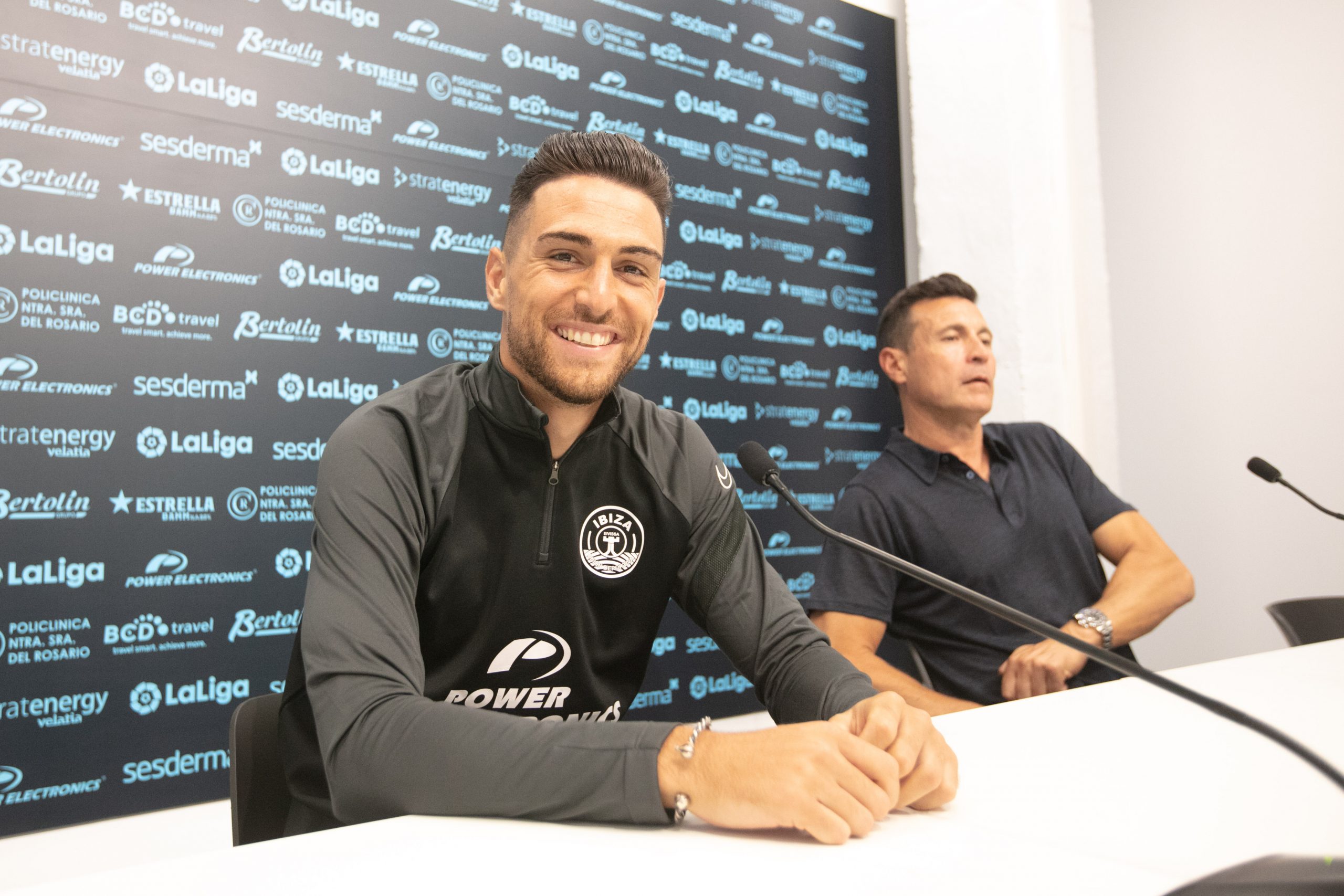 Juan 'Ibiza' already wearing blue and a standard bearer for the island with UD Ibiza