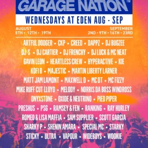 Garage Nation at Eden Ibiza