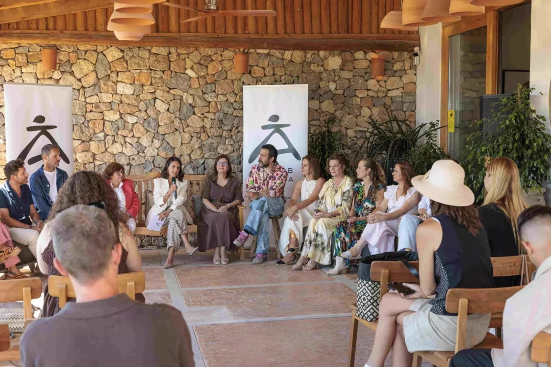 A moment from the fashion show presentation this Tuesday at Casa Maca. | Aisha Bonet/Adlib Ibiza
