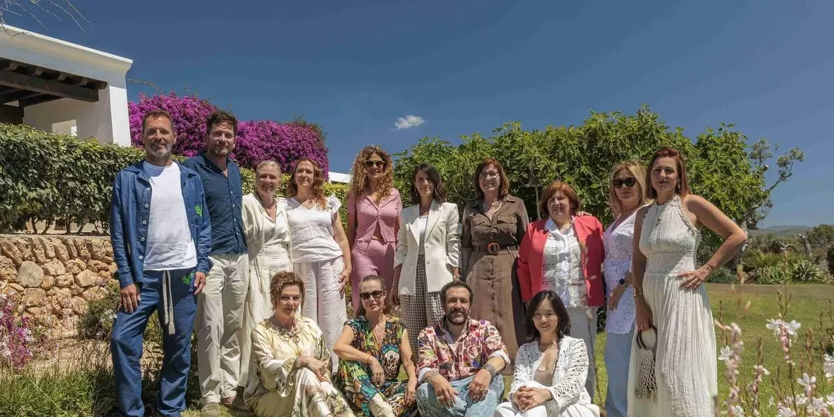 Organizers and designers at the presentation of the Adlib Ibiza 2026 Fashion Show | Aisha Bonet/Adlib Ibiza