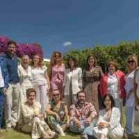 Organizers and designers at the presentation of the Adlib Ibiza 2026 Fashion Show | Aisha Bonet/Adlib Ibiza
