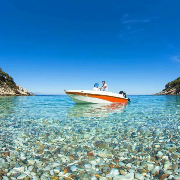 Licence-Free Boat Rental in Ibiza: Explore Hidden Beaches and Secret Coastal Routes from San Antonio
