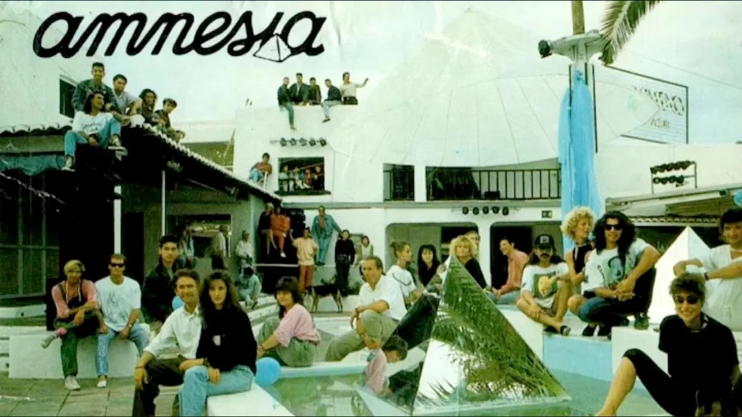 Workers and friends of Amnesia in the eighties