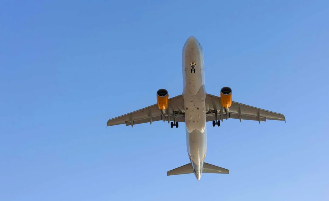Airplane at Ibiza airport