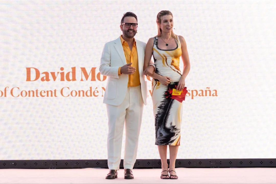 Eva Soriano and David Moralejo, Head of Editorial Content at Condé Nast Traveler Spain | Sergio Martínez