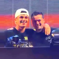 Lando Norris and Martin Garrix at Ushuaïa Ibiza. | Instagram screenshot