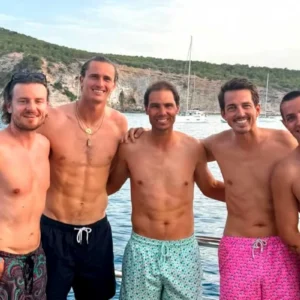 Alexander Zverev with Rafa Nadal and friends | Instagram @saschazverev.world
