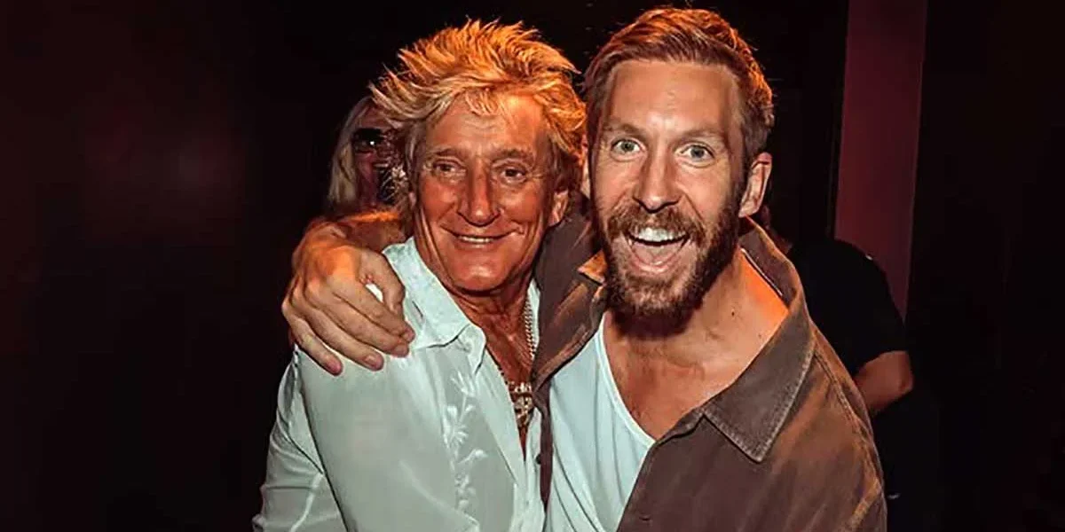 Calvin Harris with Rod Stewart | @calvinharris