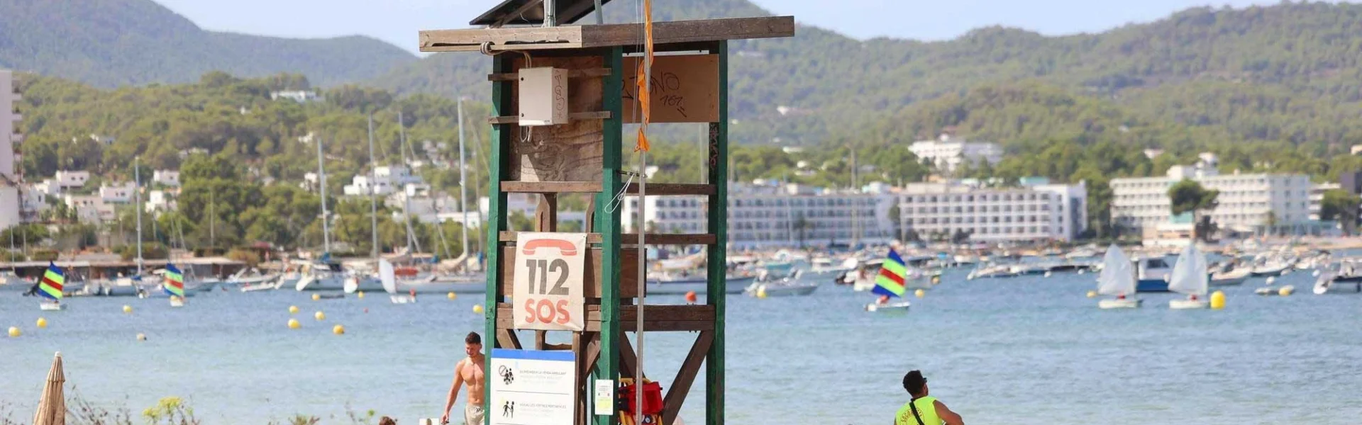 The beach in San Antonio Bay, Ibiza. | Marcelo Sastre