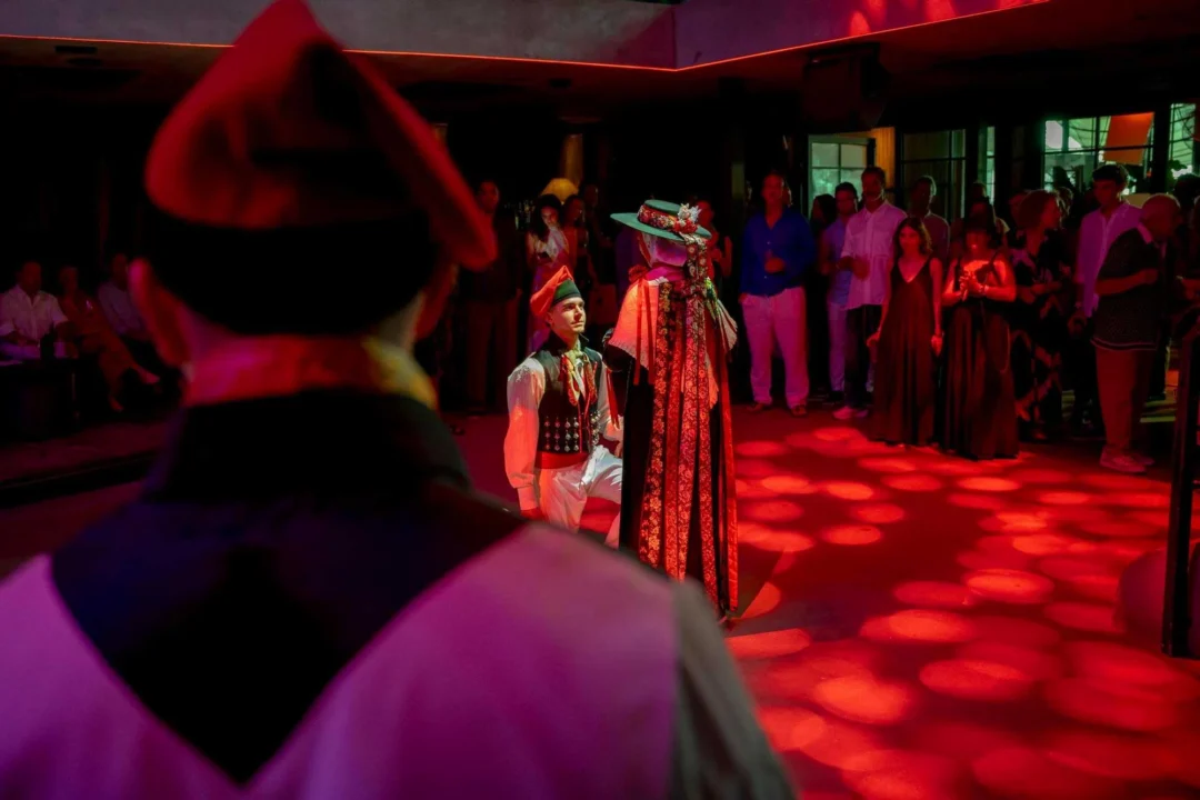 Performance by Colla Sa Bodega at the annual Ibiza & Formentera Preservation charity dinner | Fernando Valencia