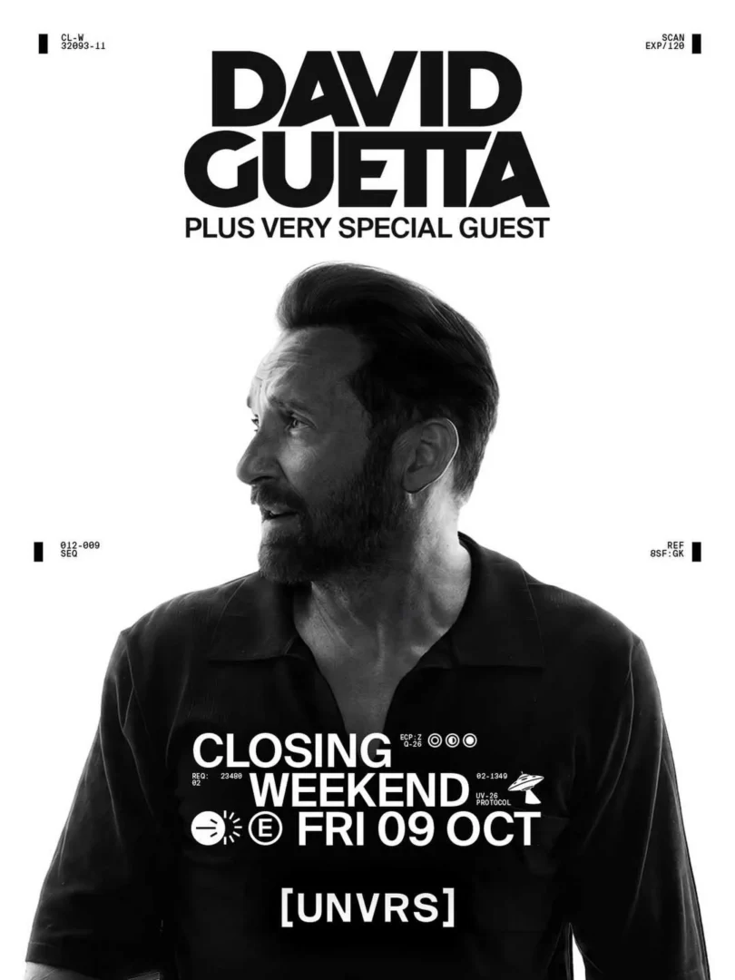 David Guetta Closing Party 2026