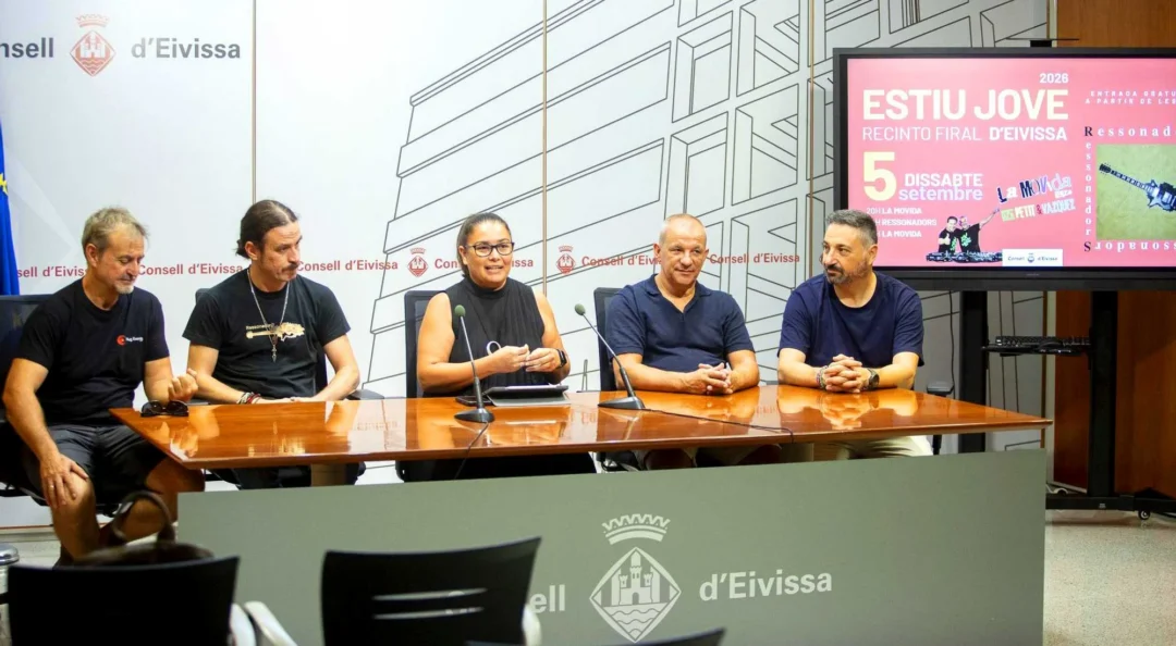 Presentation of Estiu Jove with Ressonadors and La Movida de Ibiza. | Consell de Ibiza