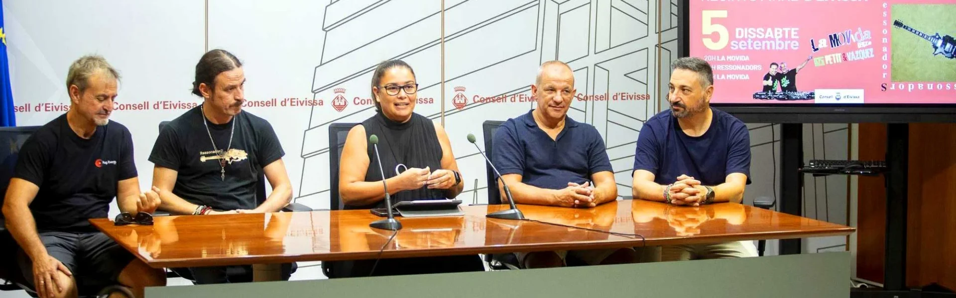 Presentation of Estiu Jove with Ressonadors and La Movida de Ibiza. | Consell de Ibiza