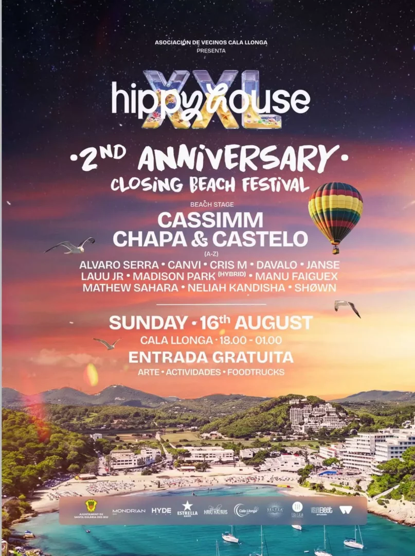 Hippy House XXL 2nd Anniversary Closing Beach Festival