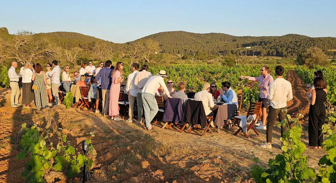 A visit to the Ibizkus winery in an archive photo. | DI