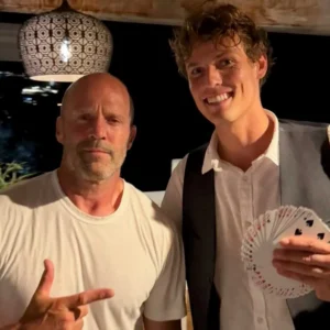 Sean Christopher Works His Magic Again for Jason Statham and Rosie Huntington-Whiteley in Ibiza