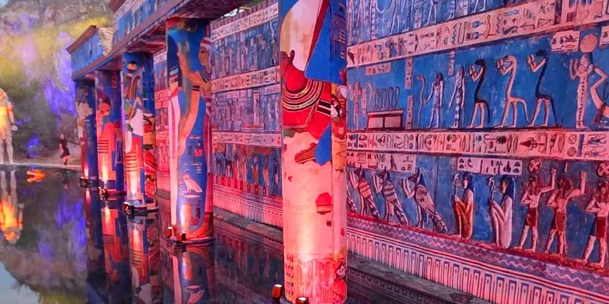 Part of the Egyptian party decorations. | Instagram