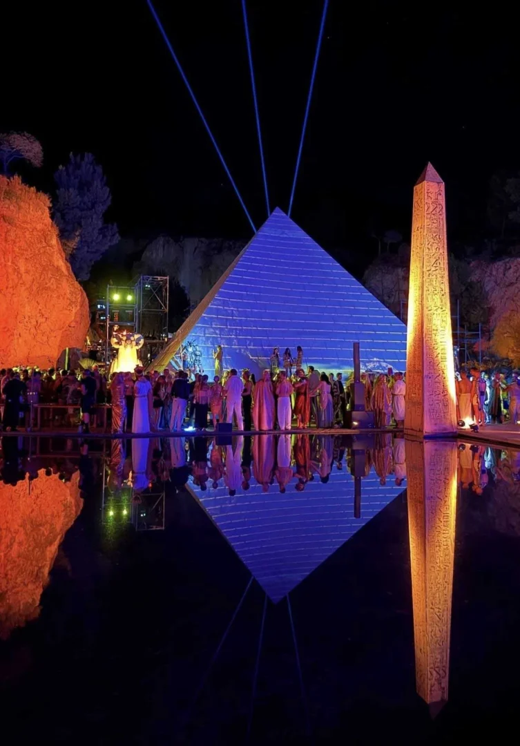 Big private Egyptian party at Sa Pedrera. | Instagram