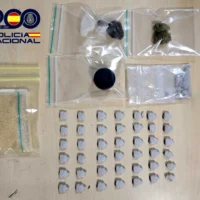 Narcotics found on a man at a National Police checkpoint | National Police