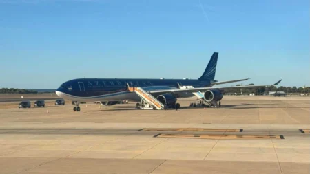 Mysterious Azerbaijani Government A340-600 Sparks Interest at Ibiza Airport