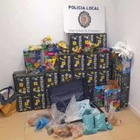 Material seized by the Sant Antoni Local Police. | Sant Antoni Local Police