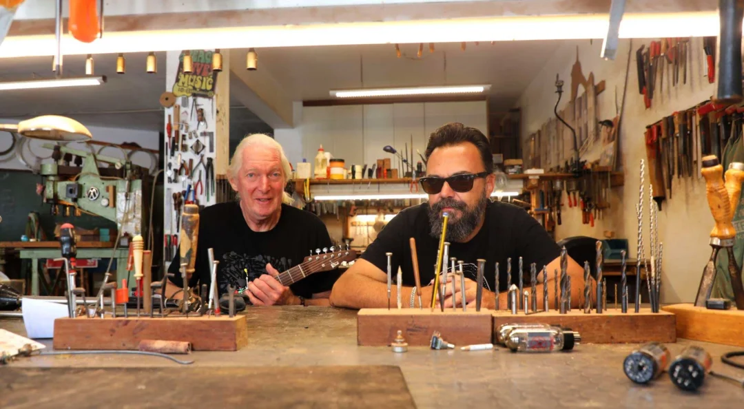 Ekki Hoffmann and Ignacio Simó, organizers of Guitarres de Formentera | Carmelo Convalia
