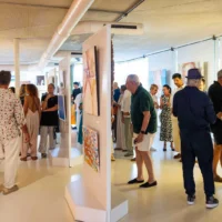 Image from the opening of the 16th edition of the IbizArt Guide Group Exhibition. | DI