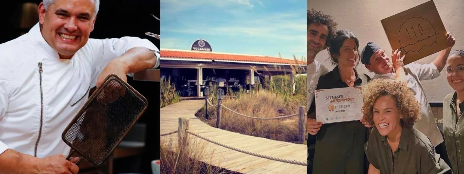 El chef Nandu Jubany, el restaurante Vogamarí y los responsables de 190 pasos | D.I.