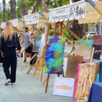 Stalls at a previous edition of the 'Aire Arte' fair / ASA