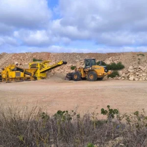 Untreated construction waste accumulates at es Cap / P.M.V.
