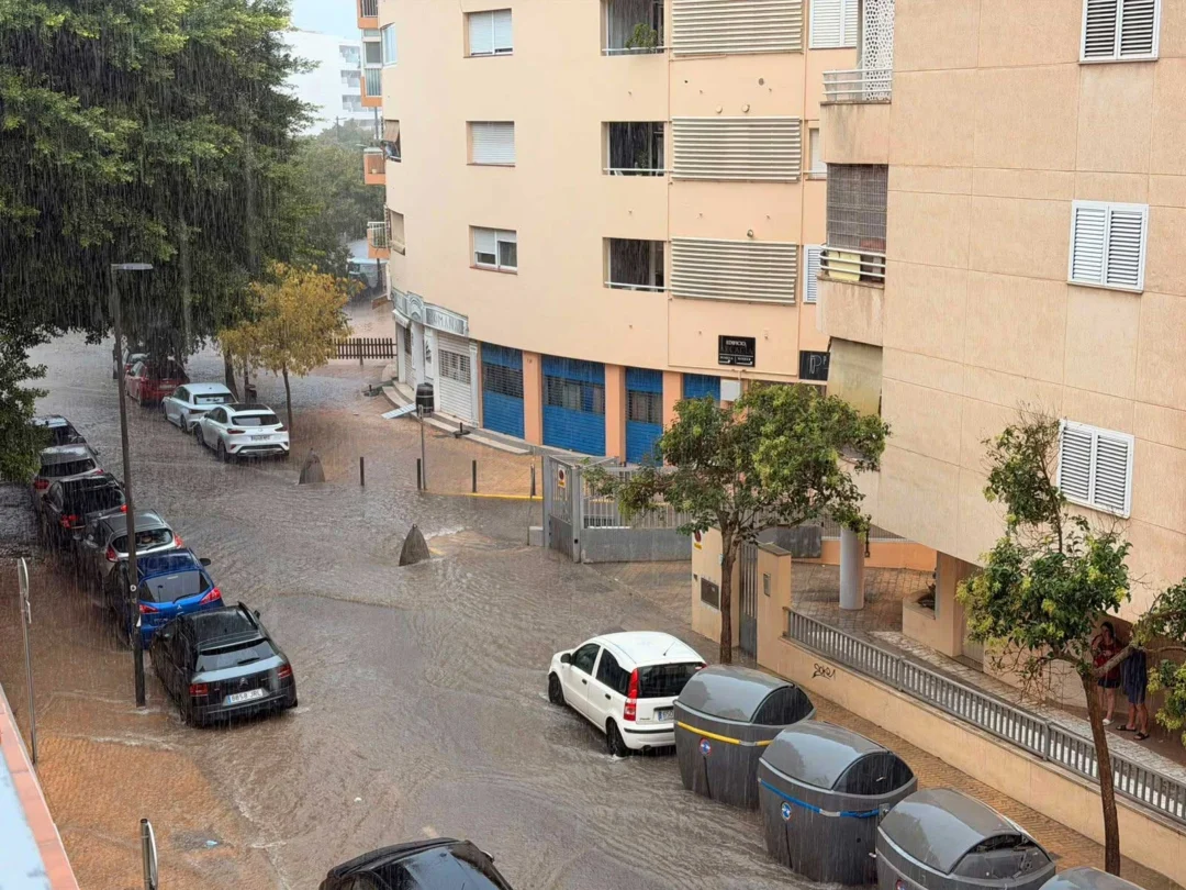 Rain and flooding in Ibiza due to the passage of the DANA 'Adam' / J.A. Riera