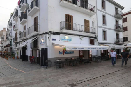 Storm Adam Hits Ibiza’s La Marina Shops as Businesses Close