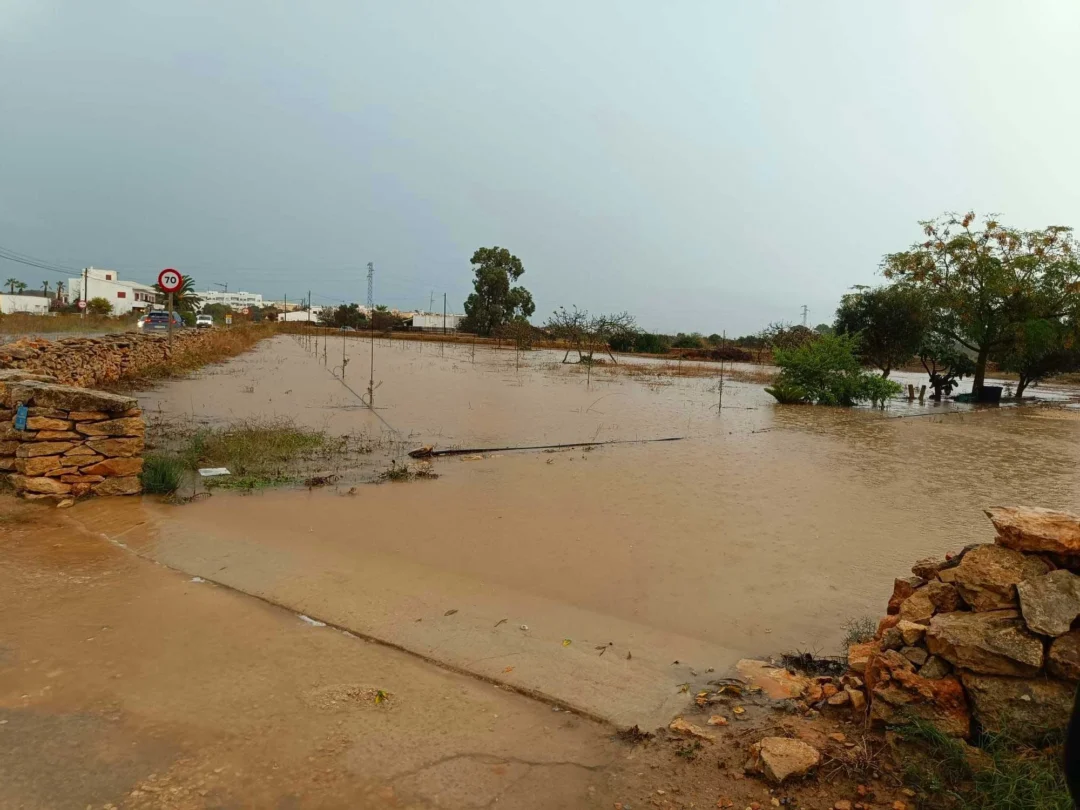 Formentera bears the brunt of the DANA 'Adam'. / J.M.