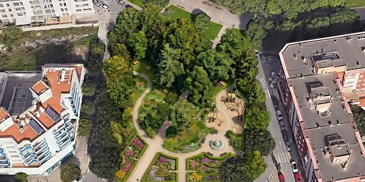 Render of the simulation of the green area in the Sa Real neighborhood / Ibiza City Council