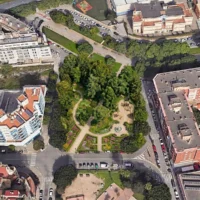 Render of the simulation of the green area in the Sa Real neighborhood / Ibiza City Council
