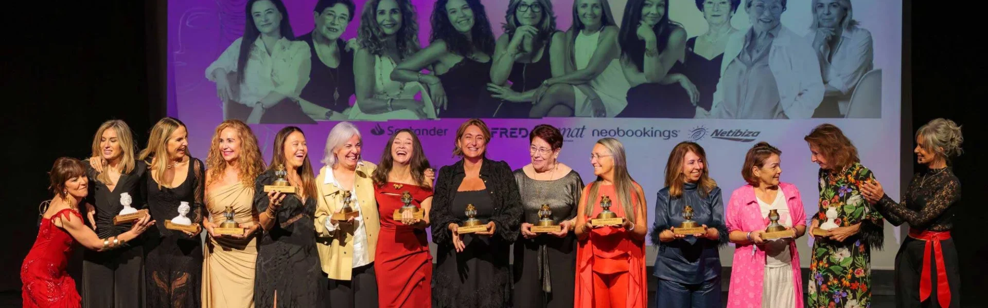 Winners of the 2026 Tanit Ibiza Congress & Awards celebrating women’s achievements on the island.