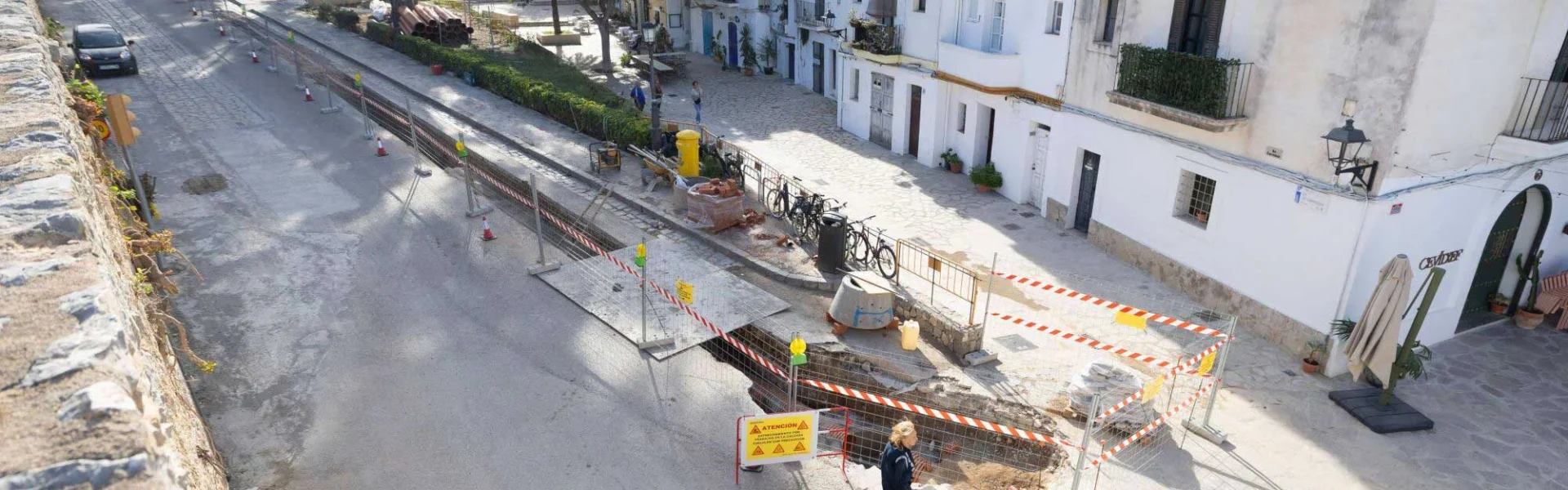 Construction work in Dalt Vila / Vicent Marí